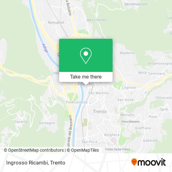 Ingrosso Ricambi map