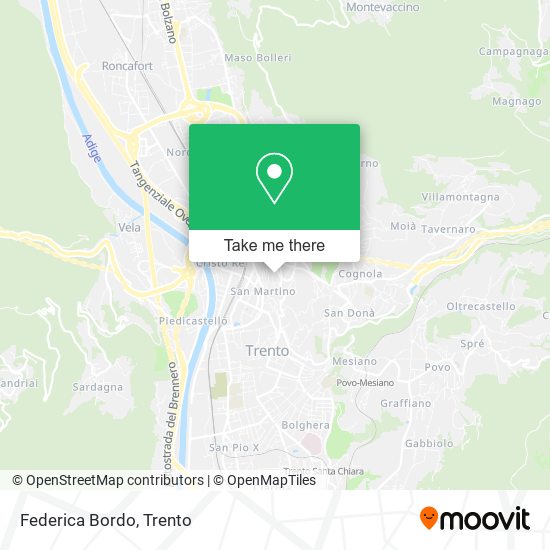 Federica Bordo map