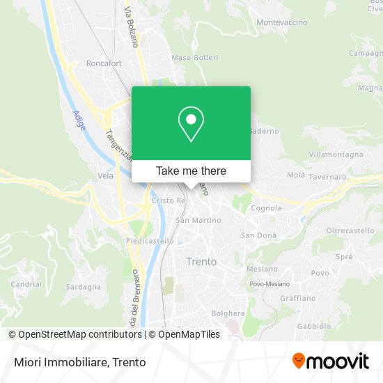 Miori Immobiliare map