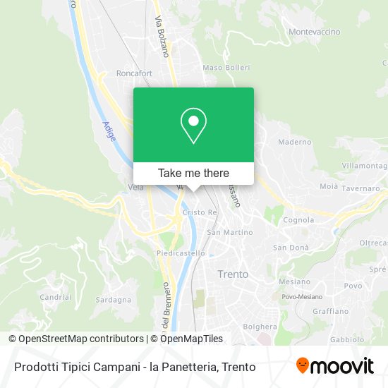 Prodotti Tipici Campani - la Panetteria map