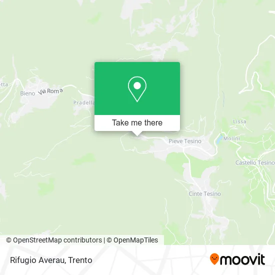Averau Mountain Refuge map
