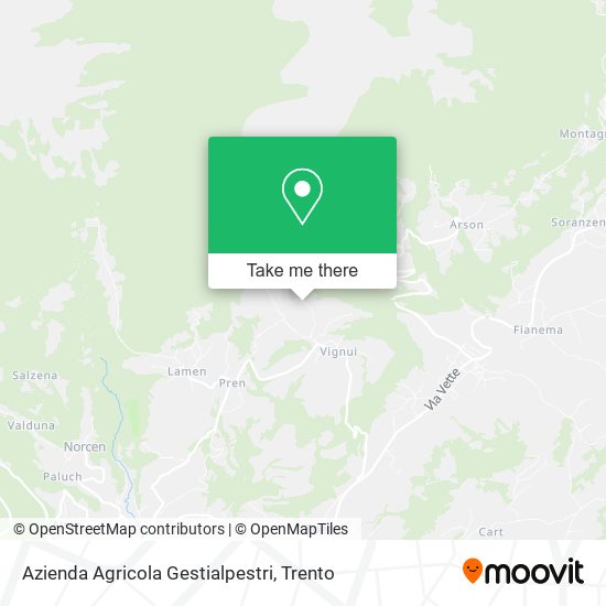 Azienda Agricola Gestialpestri map