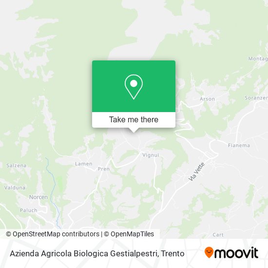 Azienda Agricola Biologica Gestialpestri map