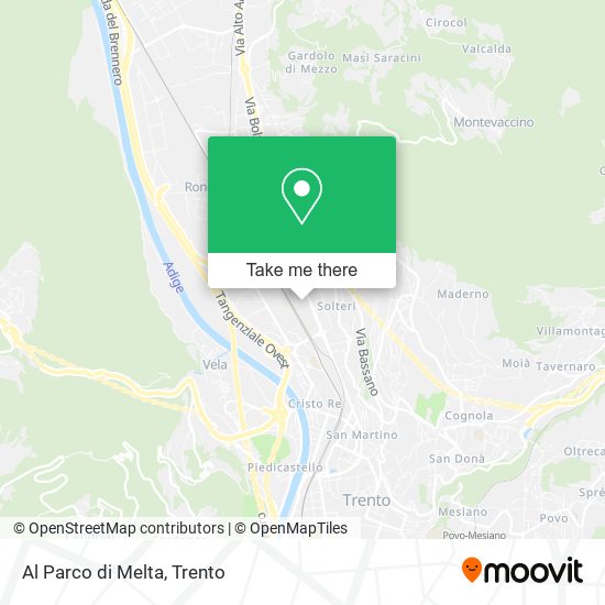 Al Parco di Melta map