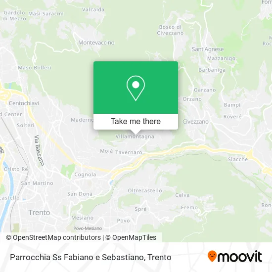 Parrocchia Ss Fabiano e Sebastiano map