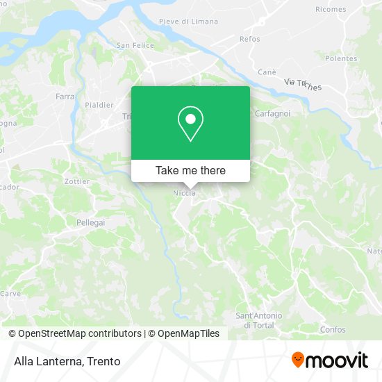 Alla Lanterna map