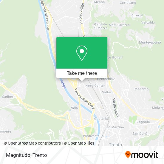 Magnitudo map