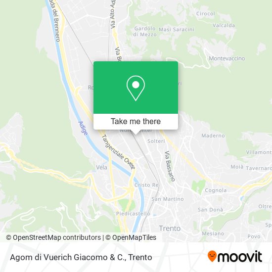 Agom di Vuerich Giacomo & C. map