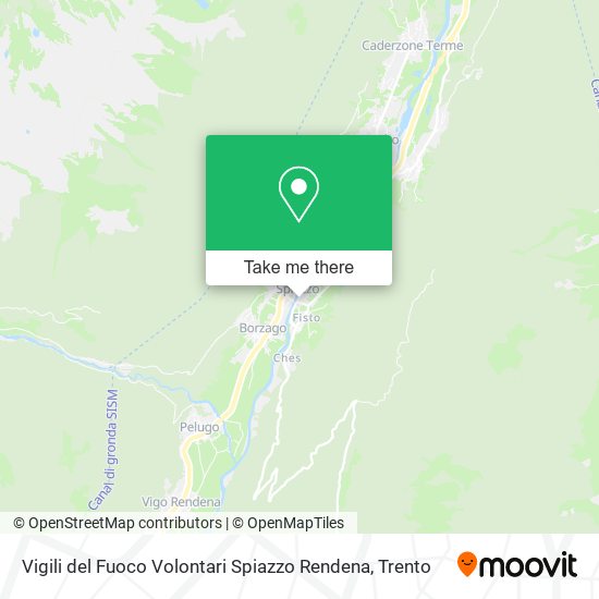 Vigili del Fuoco Volontari Spiazzo Rendena map