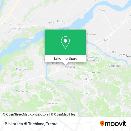 Biblioteca di Trichiana map