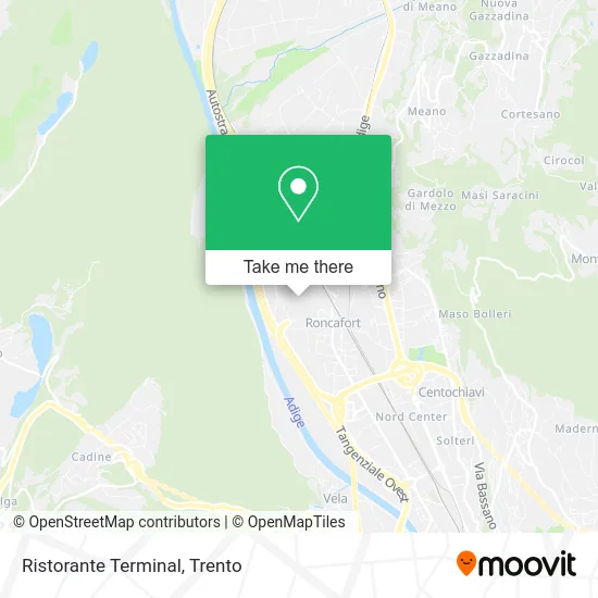 Terminal Restaurant map