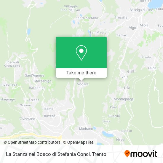 La Stanza nel Bosco di Stefania Conci map
