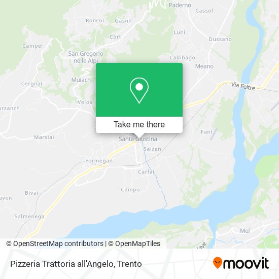Pizzeria Trattoria all'Angelo map