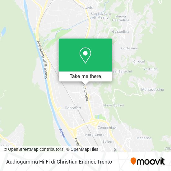 Audiogamma Hi-Fi di Christian Endrici map