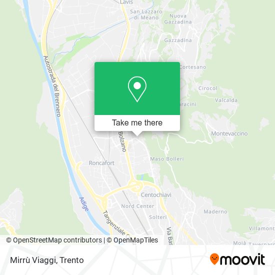 Mirrù Viaggi map