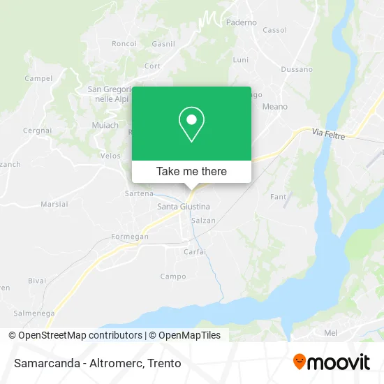 Samarcanda - Altromerc map