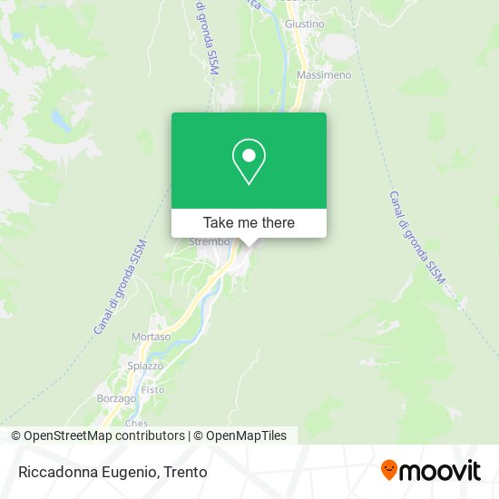 Riccadonna Eugenio map