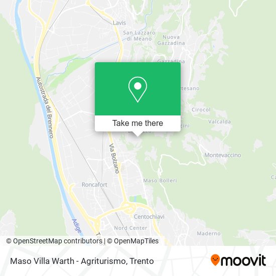 Maso Villa Warth - Agriturismo map