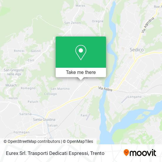 Eurex Srl. Trasporti Dedicati Espressi map