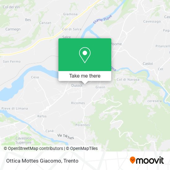 Ottica Mottes Giacomo map