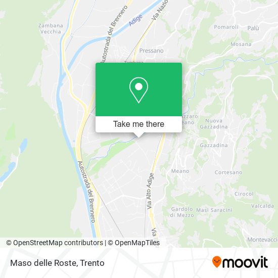 Maso delle Roste map