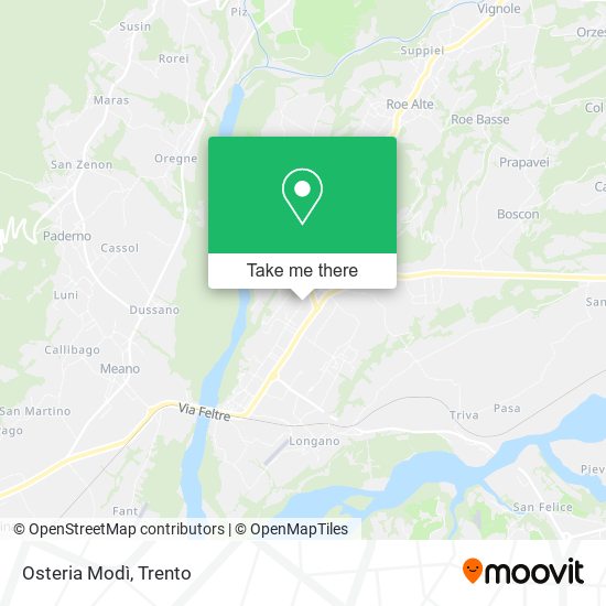 Osteria Modì map