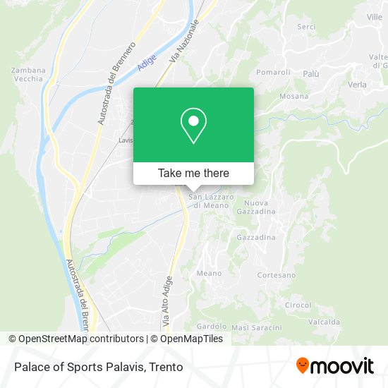 Palace of Sports Palavis map