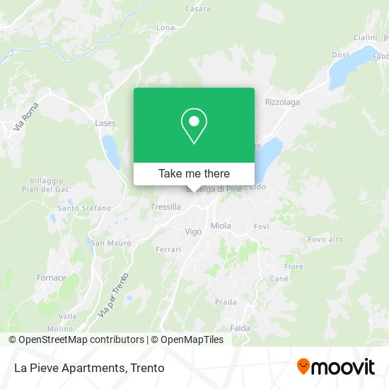 La Pieve Apartments map