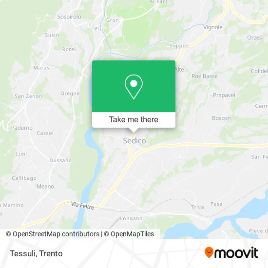 Tessuli map