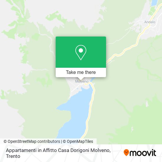 Appartamenti in Affitto Casa Dorigoni Molveno map