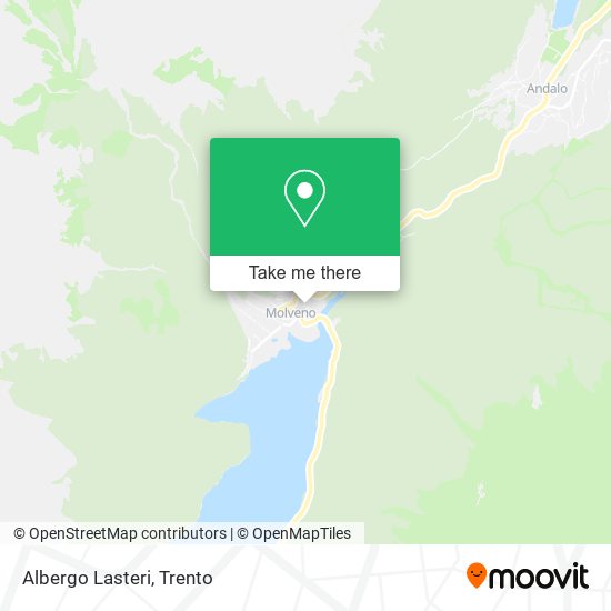 Albergo Lasteri map