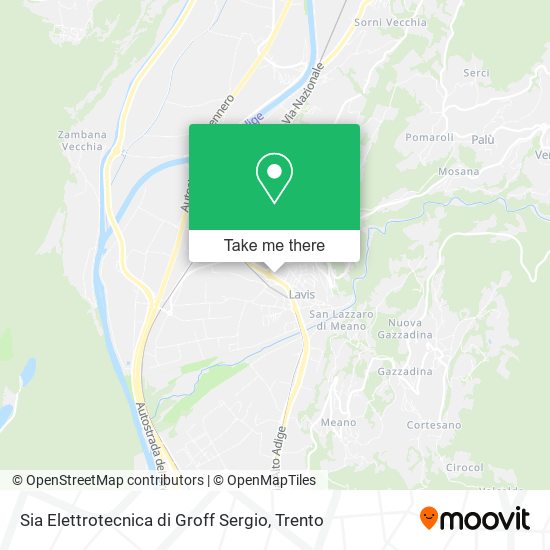 Sia Elettrotecnica di Groff Sergio map