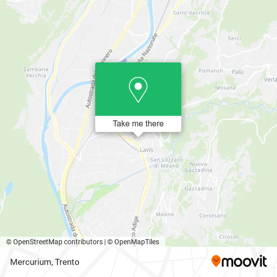 Mercurium map