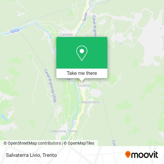 Salvaterra Livio map