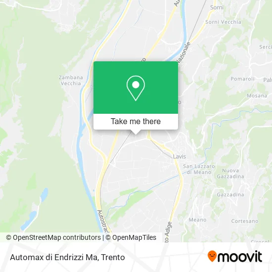 Automax di Endrizzi Ma map