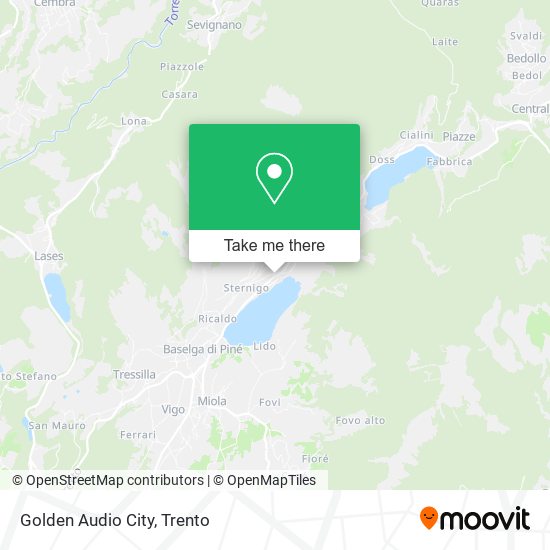 Golden Audio City map