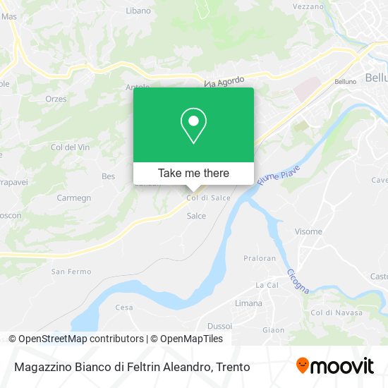 Magazzino Bianco di Feltrin Aleandro map