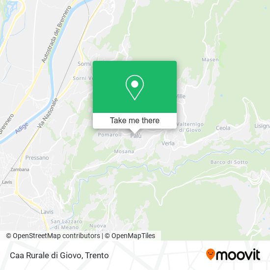 Caa Rurale di Giovo map
