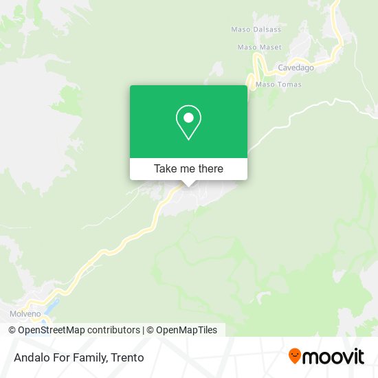 Andalo For Family map
