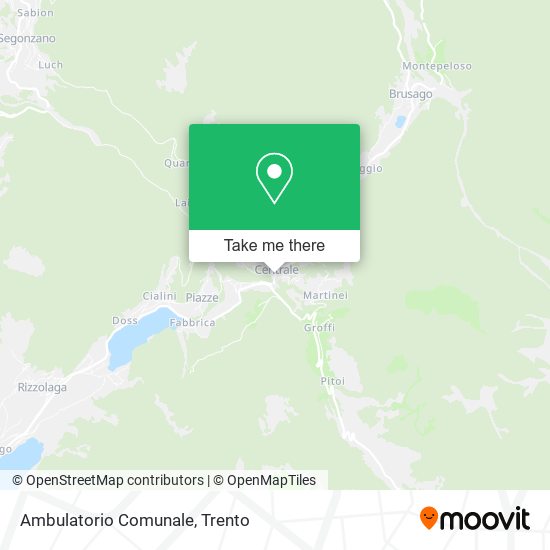 Ambulatorio Comunale map