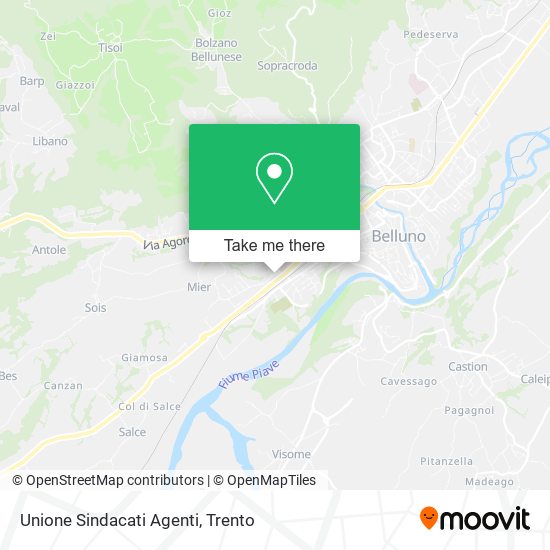 Unione Sindacati Agenti map