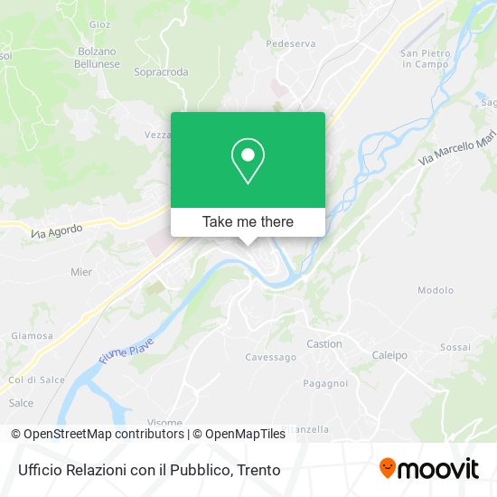 Ufficio Relazioni con il Pubblico map