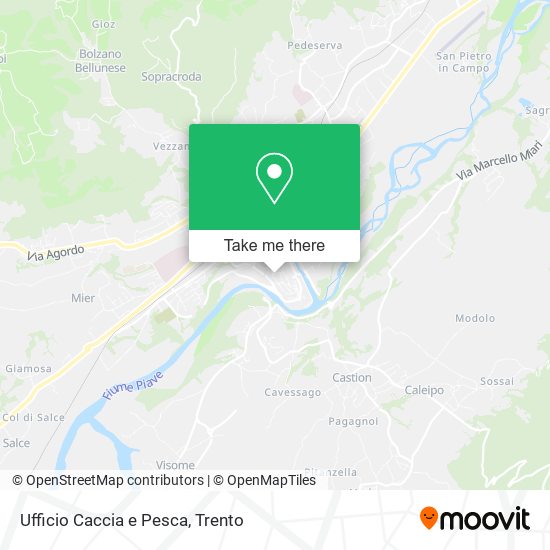 Ufficio Caccia e Pesca map