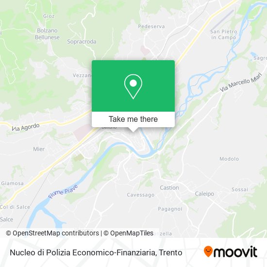 Nucleo di Polizia Economico-Finanziaria map