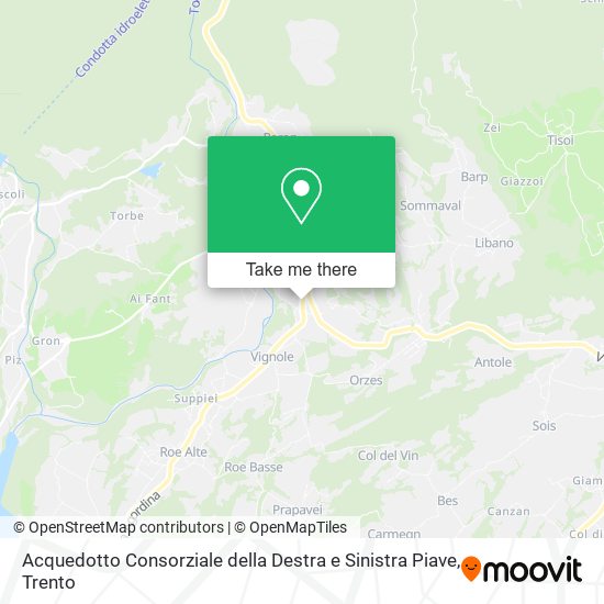 Acquedotto Consorziale della Destra e Sinistra Piave map