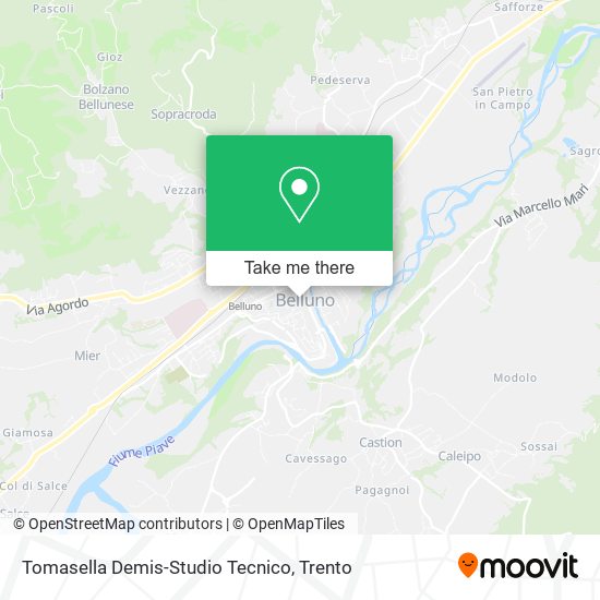 Tomasella Demis-Studio Tecnico map