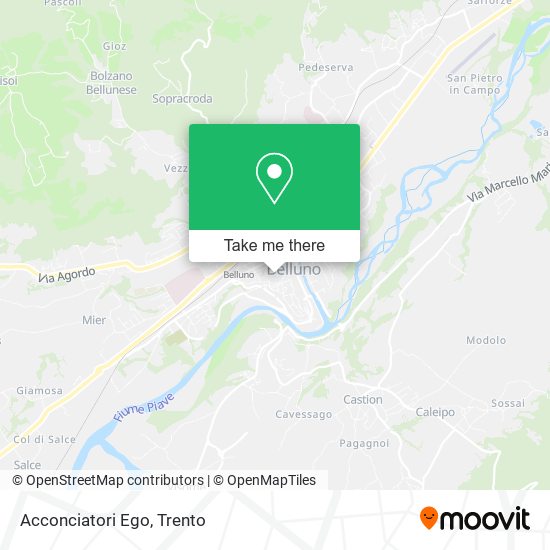 Acconciatori Ego map