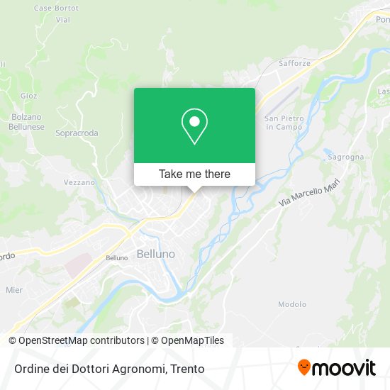 Ordine dei Dottori Agronomi map