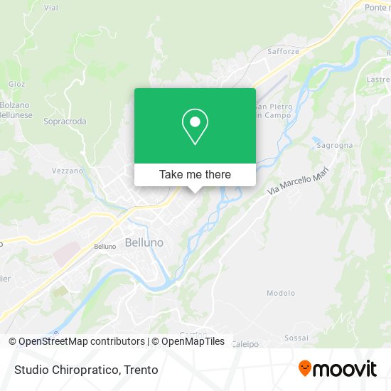 Studio Chiropratico map