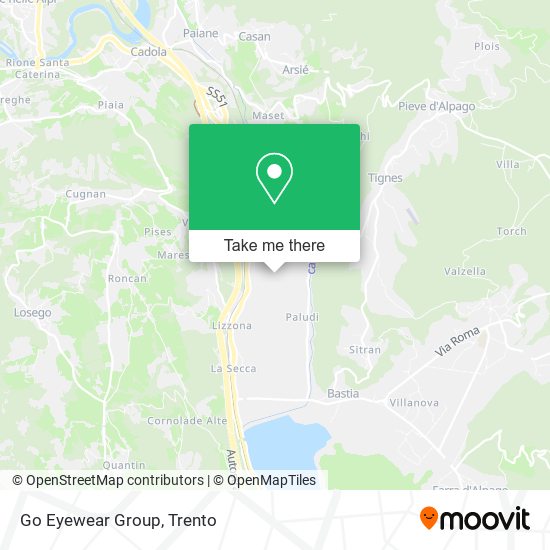 Go Eyewear Group map